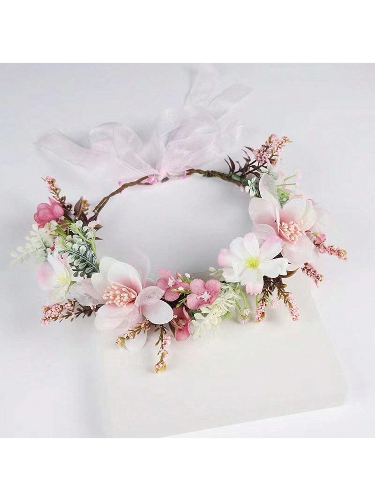 1 x romantische bloemenhoofdband