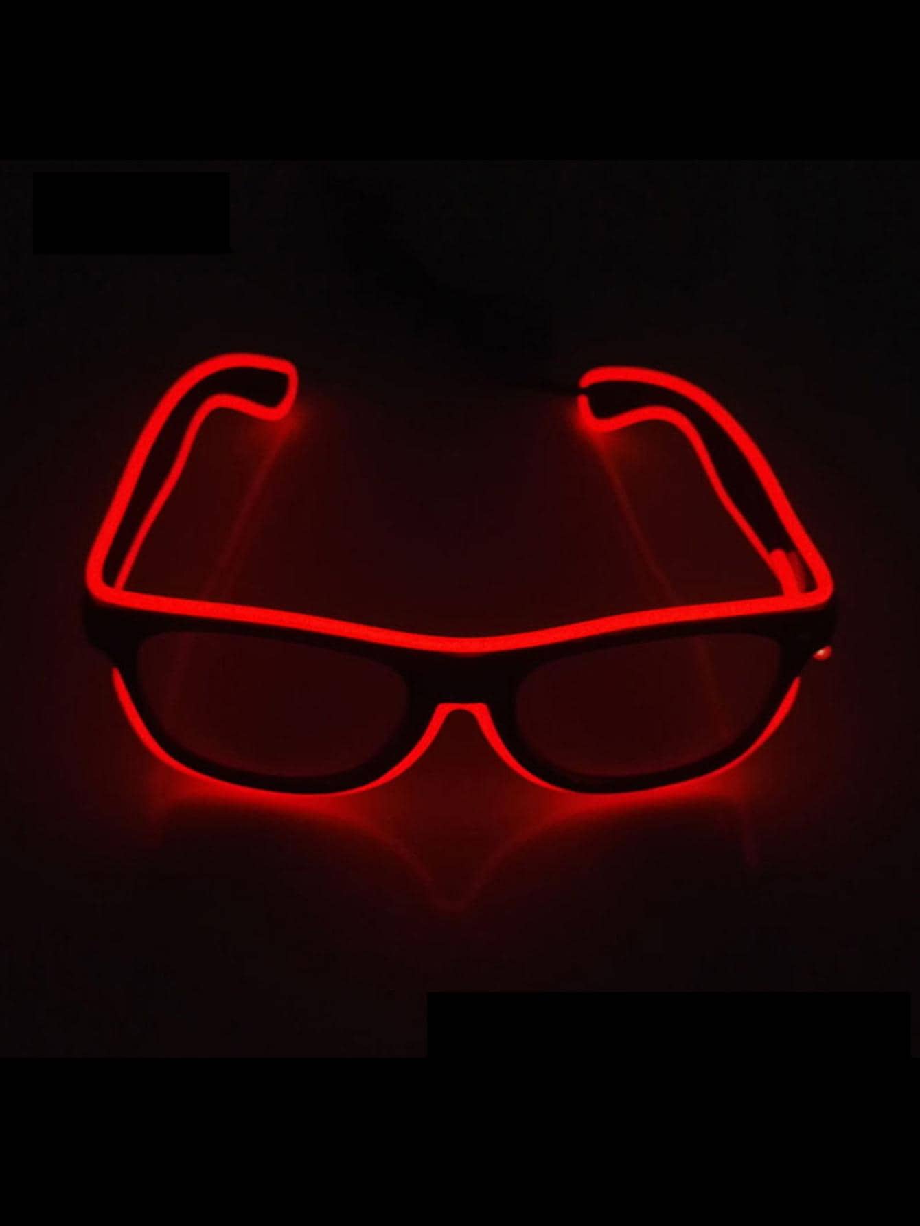 1x Oplichtende Neon Glow bril - geschikt voor feesten