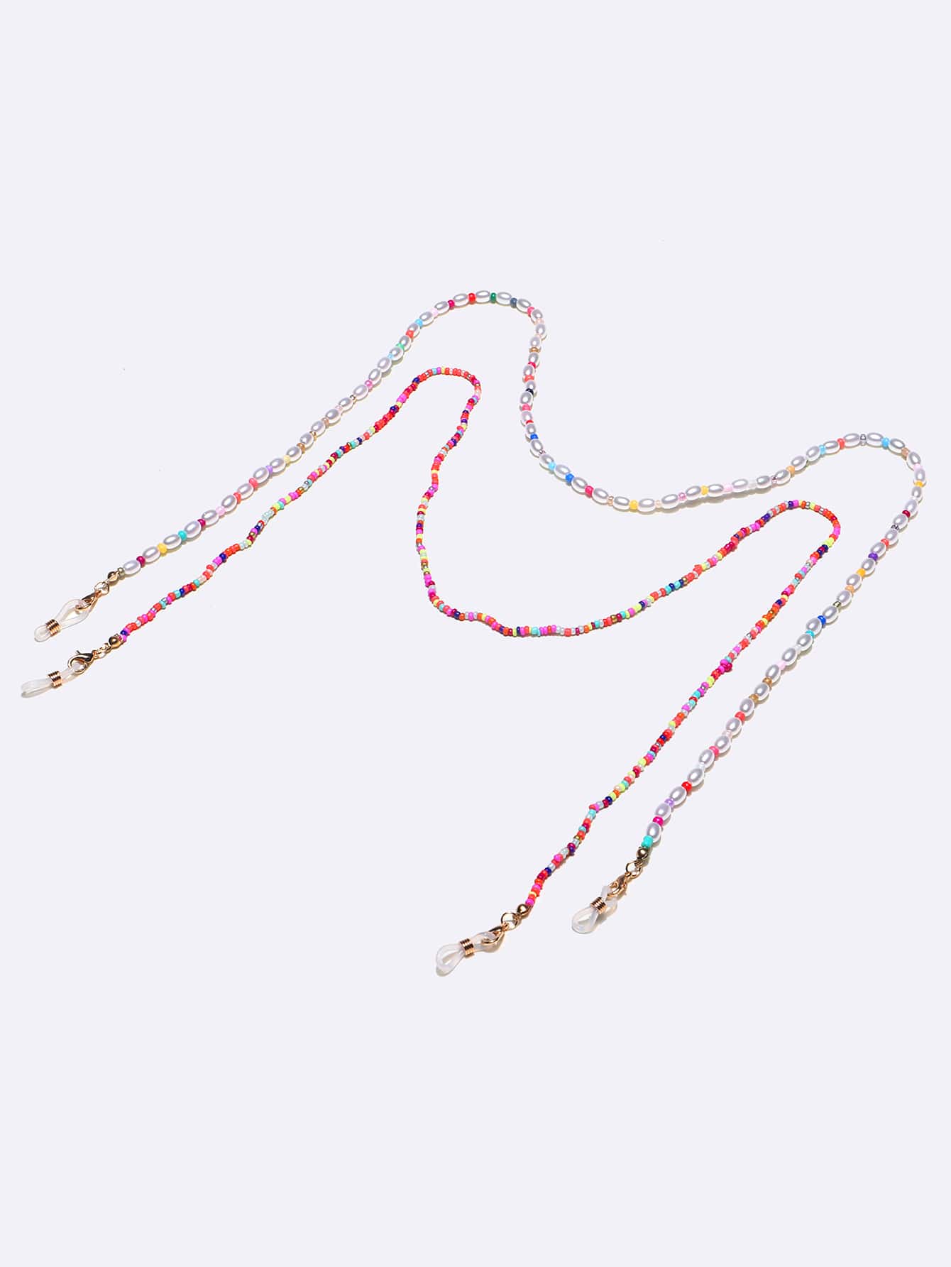 Boho 2-delige Brillenketting met Kralen