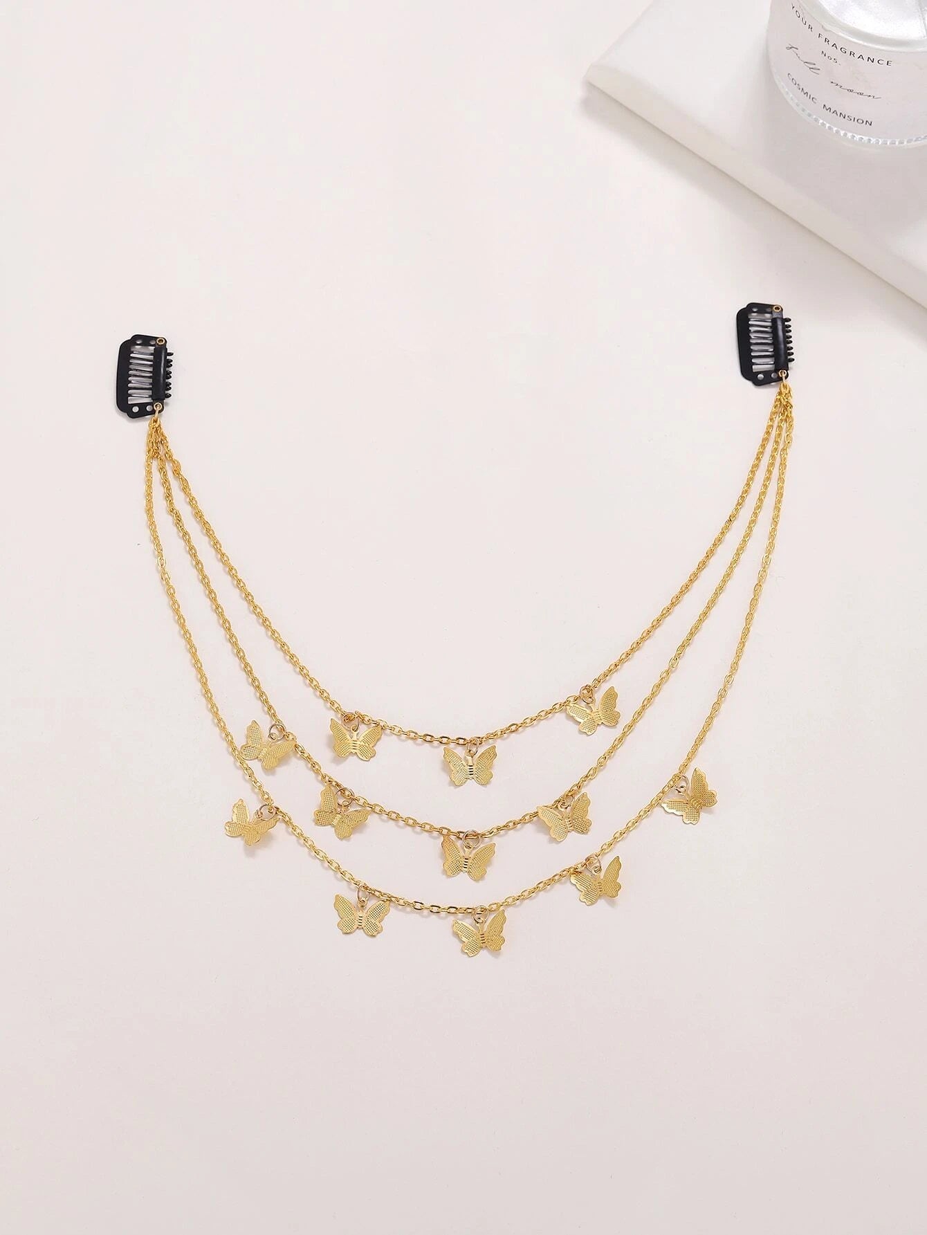 Butterfly Decor Hair Chain – Street, Gym & Carnival