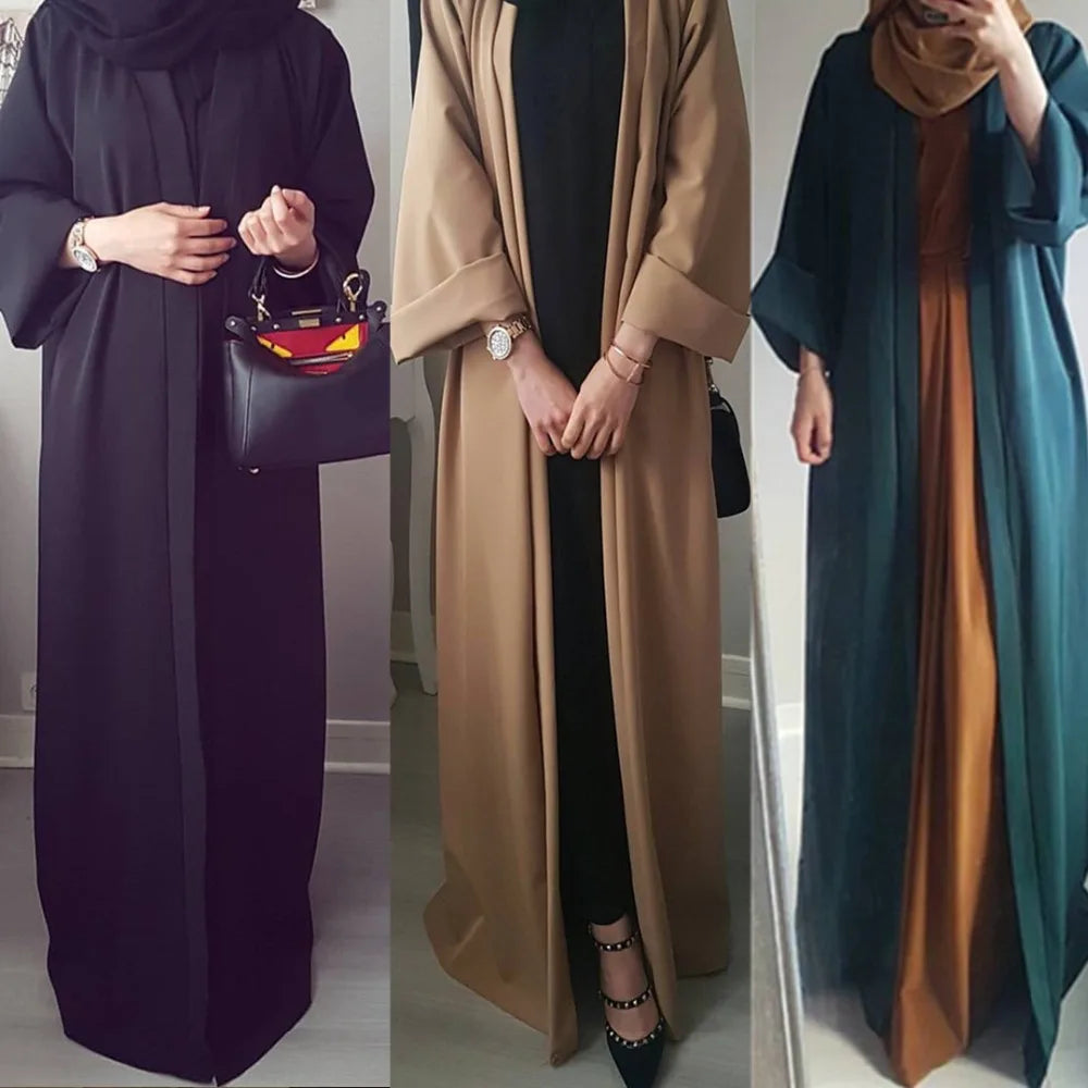 Paarse Ruche Abaya